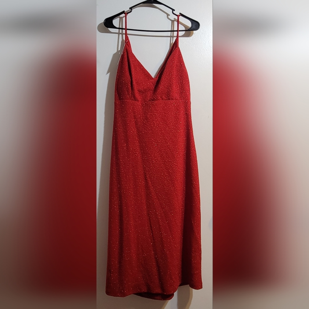 Size 16 New with tags.  Red cocktail dress